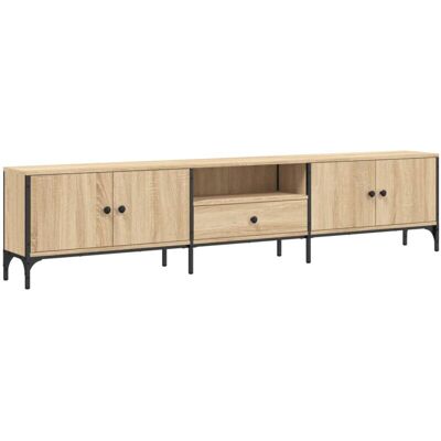 Vidaxl - Mueble De Tv Cajón Madera Ingeniería Roble Sonoma 200x25x44 Cm Vidaxl - Mueble De Tv Cajón Madera Ingeniería Roble Sonoma 200x25x44 Cm