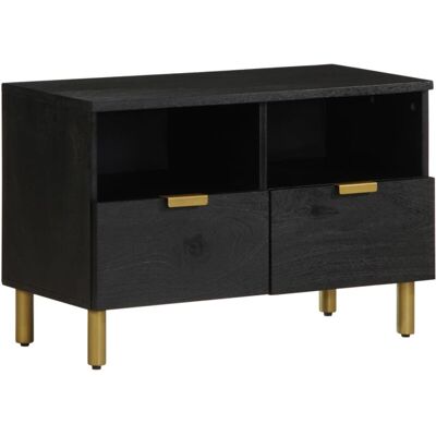 Mueble de TV negro 70x33x46 cm vidaXL - Mueble de TV Mueble de TV negro 70x33x46 cm vidaXL - Mueble de TV