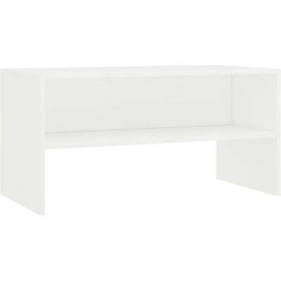 Mueble Para Tv Madera Contrachapada Blanco 80x40x40 Cm Vidaxl Mueble Para Tv Madera Contrachapada Blanco 80x40x40 Cm Vidaxl