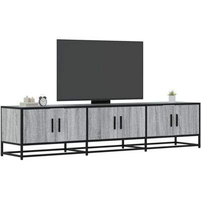 Vidaxl - Mueble Para Tv Madera De Ingeniería Gris Sonoma 180x35x41 Cm Vidaxl - Mueble Para Tv Madera De Ingeniería Gris Sonoma 180x35x41 Cm