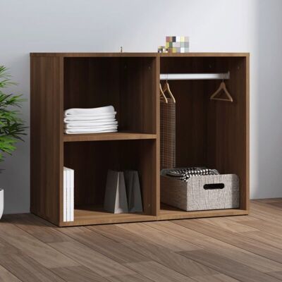Maisonchic - Armario de cosméticos de madera marrón - 80x40x65 cm - Mueble Maisonchic - Armario de cosméticos de madera marrón - 80x40x65 cm - Mueble