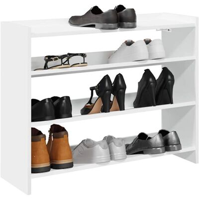 Mueble Zapatero Madera Contrachapada Blanco 80x25x62 Cm Vidaxl Mueble Zapatero Madera Contrachapada Blanco 80x25x62 Cm Vidaxl