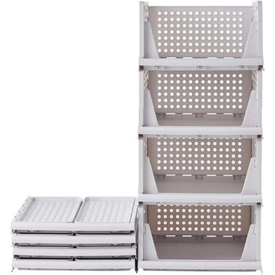 Generic 4-Piece Clothes Drawer Organizer - 43x33x18 cm - PP - Storage organizer Generic 4-Piece Clothes Drawer Organizer - 43x33x18 cm - PP - Storage organizer