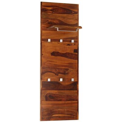 Décoshop26 - Perchero Mueble De Entrada Estante En Madera Maciza De Sheesham Con 6 Ganchos 118x40 Cm Dec024205 Décoshop26 - Perchero Mueble De Entrada Estante En Madera Maciza De Sheesham Con 6 Ganchos 118x40 Cm Dec024205