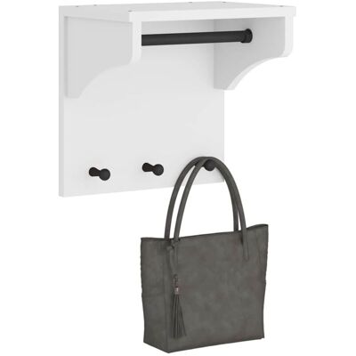vidaXL Perchero de Pared SANDNES Blanco - Perchero de Pared vidaXL Perchero de Pared SANDNES Blanco - Perchero de Pared