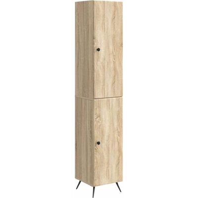 Juego De Armarios 2 Uds. Roble Sonoma Madera De Ingeniería Vidaxl Juego De Armarios 2 Uds. Roble Sonoma Madera De Ingeniería Vidaxl