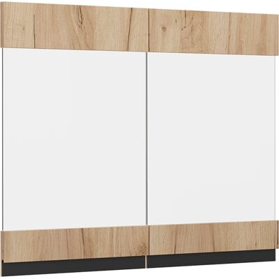 Frente De Cocina R-line, Roble Dorado, 79.2 X 59 Cm Frente De Mueble Para Armario Mural Con Vitrina, Vicco Frente De Cocina R-line, Roble Dorado, 79.2 X 59 Cm Frente De Mueble Para Armario Mural Con Vitrina, Vicco