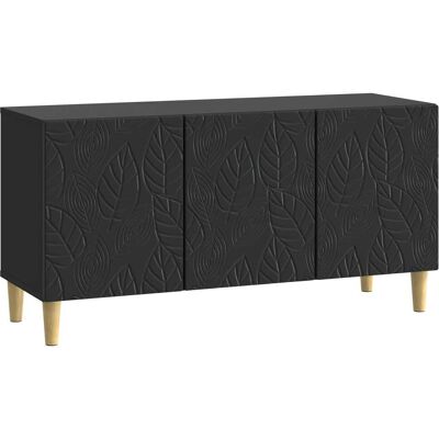 Mueble De Tv 99 X 34,5 X 50 Cm Negro Madera De Ingeniería Vidaxl Mueble De Tv 99 X 34,5 X 50 Cm Negro Madera De Ingeniería Vidaxl