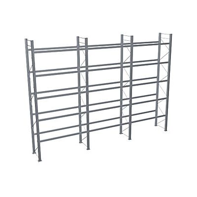 SCHULTE Estantería Para Palets Galvanizado En Caliente H X A X P 6000 SCHULTE Estantería Para Palets Galvanizado En Caliente H X A X P 6000