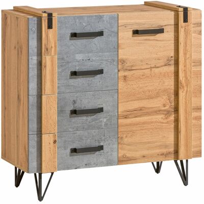Mobilier1 - Cómoda Domdele 105 , Con Cajones Y Puertas, Número De Cajones: 0, 97x90x42cm Mobilier1 - Cómoda Domdele 105 , Con Cajones Y Puertas, Número De Cajones: 0, 97x90x42cm