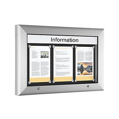 Certeo - Vitrina Para Interiores Y Exteriores Formato Apaisado Para Certeo - Vitrina Para Interiores Y Exteriores Formato Apaisado Para