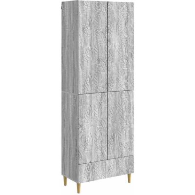 Juego De Armarios 2 Uds. Sonoma Gris Madera De Ingeniería Vidaxl Juego De Armarios 2 Uds. Sonoma Gris Madera De Ingeniería Vidaxl
