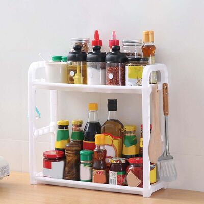 OEM Estante Para Especias De 2 Niveles/estante De Mostrador/unidad De Almacenamiento Para Oficina/estante Para Especias Independiente, Apto Para Cocinas, Oficinas, Salas De Estar Y Estudios, 40 Cm De Larg OEM Estante Para Especias De 2 Niveles/estante De Mostrador/unidad De Almacenamiento Para Oficina/estante Para Especias Independiente, Apto Para Cocinas, Oficinas, Salas De Estar Y Estudios, 40 Cm De Larg