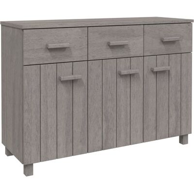 vidaXL Mueble aparador de pino gris claro - Mueble de almacenamiento vidaXL Mueble aparador de pino gris claro - Mueble de almacenamiento