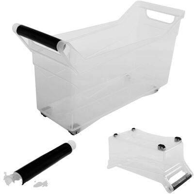 OEM Caja De Almacenamiento, Capacidad De 17 Litros, Diseño Ergonómico, Plástico Transparente, Ligera, Versátil Para Armario O Estante. OEM Caja De Almacenamiento, Capacidad De 17 Litros, Diseño Ergonómico, Plástico Transparente, Ligera, Versátil Para Armario O Estante.