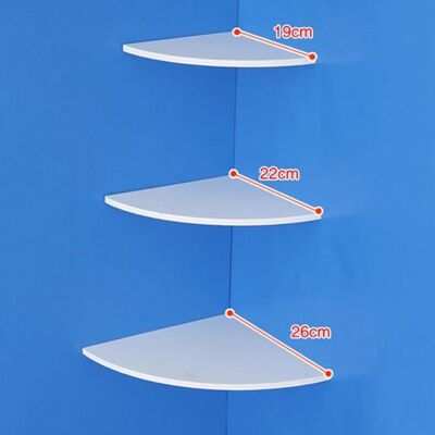OEM Estantería De Pared De 3 Piezas - Estante Esquinero - Estantes Flotantes, Decoración De Muebles De Oficina - Blanco OEM Estantería De Pared De 3 Piezas - Estante Esquinero - Estantes Flotantes, Decoración De Muebles De Oficina - Blanco