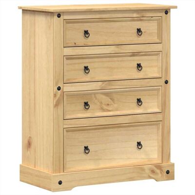 Cómoda Cajonera Corona Madera Maciza De Pino 92x48x114 Cm Vidaxl Cómoda Cajonera Corona Madera Maciza De Pino 92x48x114 Cm Vidaxl