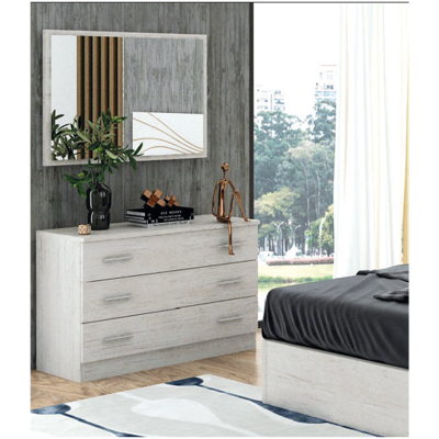 Impt Home Design - Kansas - Blanco Ártico - 95x66x40 cm - Dresser Impt Home Design - Kansas - Blanco Ártico - 95x66x40 cm - Dresser