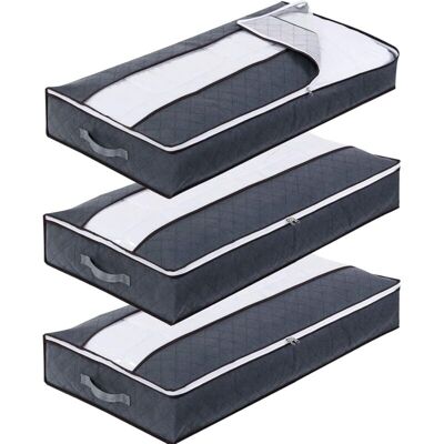 OEM Bolsas De Almacenamiento Para Debajo De La Cama, Juego De 3, Cajas De Almacenamiento Plegables Grandes De 90 L De Tela No Tejida Para Debajo De La Cama, Bolsas De Almacenamiento Para Edredones, Mantas OEM Bolsas De Almacenamiento Para Debajo De La Cama, Juego De 3, Cajas De Almacenamiento Plegables Grandes De 90 L De Tela No Tejida Para Debajo De La Cama, Bolsas De Almacenamiento Para Edredones, Mantas