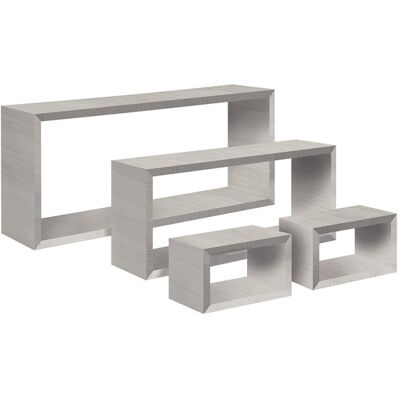 Conjunto de 4 estantes cúbicos de AHD Amazing Home Design - Estanterías de pared Conjunto de 4 estantes cúbicos de AHD Amazing Home Design - Estanterías de pared