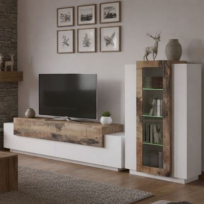 Unidad de Pared Dmora con Luz LED - Italia Unidad de Pared Dmora con Luz LED - Italia