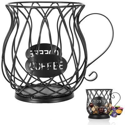 Linghhang - Cesta Para Cápsulas De Café (negra), Soporte Para Cápsulas De Café, Cesta Para Cápsulas De Café, Cesta Para Almacenar Cápsulas De Café, Para Cápsulas De Café Linghhang - Cesta Para Cápsulas De Café (negra), Soporte Para Cápsulas De Café, Cesta Para Cápsulas De Café, Cesta Para Almacenar Cápsulas De Café, Para Cápsulas De Café