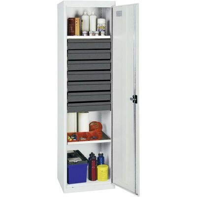 Stumpf Armario De Herramientas Y Materiales Serie 3000 Gris Claro + 7 Cajones De 100 Mm + 2 Estantes Extraíbles - 3005207 Stumpf Armario De Herramientas Y Materiales Serie 3000 Gris Claro + 7 Cajones De 100 Mm + 2 Estantes Extraíbles - 3005207