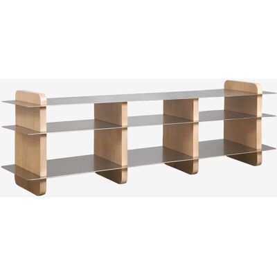 Mueble Tv 180x40 Cm En Madera De Mango Y Acero Tokyo Sklum Mueble Tv 180x40 Cm En Madera De Mango Y Acero Tokyo Sklum