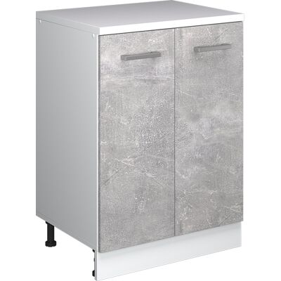 Armario De Ampliación Rion, Hormigón/blanco, 60 X 46 Cm Sin Inclinación Con 2 Puertas, Vicco Armario De Ampliación Rion, Hormigón/blanco, 60 X 46 Cm Sin Inclinación Con 2 Puertas, Vicco