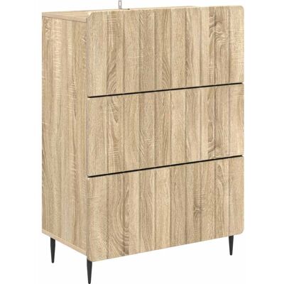 Cajonera Roble Sonoma 66 X 34,5 X 92 Cm Madera De Ingeniería Vidaxl Cajonera Roble Sonoma 66 X 34,5 X 92 Cm Madera De Ingeniería Vidaxl