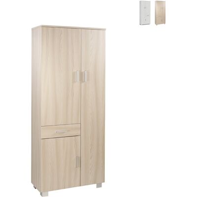 Armario de Madera Iperbriko con 3 Puertas y 1 Cajón - Armario Armario de Madera Iperbriko con 3 Puertas y 1 Cajón - Armario