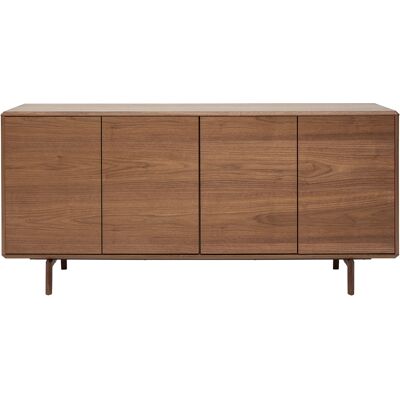 MILIBOO Aparador Vintage Con 4 Puertas De Madera Oscura 160 Cm Suva MILIBOO Aparador Vintage Con 4 Puertas De Madera Oscura 160 Cm Suva