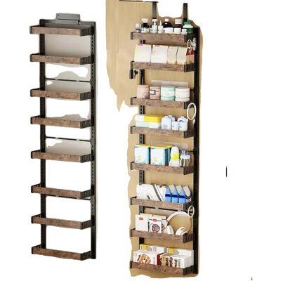OEM Estantería De Almacenamiento De 8 Niveles, 15 Cm De Profundidad, 44 Cm De Ancho, 170 Cm De Alto, Ganchos Ajustables Para Puertas De 2 A 4 Cm De Grosor. OEM Estantería De Almacenamiento De 8 Niveles, 15 Cm De Profundidad, 44 Cm De Ancho, 170 Cm De Alto, Ganchos Ajustables Para Puertas De 2 A 4 Cm De Grosor.