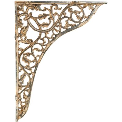 Biscottini - Soportes Para Estantes Hierro Fundido Soporte Para Estantes De Pared Soportes Para Estantes Resistentes 72x54x8 Cm Biscottini - Soportes Para Estantes Hierro Fundido Soporte Para Estantes De Pared Soportes Para Estantes Resistentes 72x54x8 Cm
