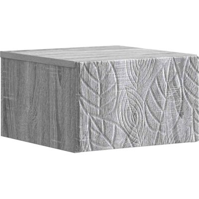 Mesita De Noche De Pared Sonoma Gris 49 X 34,5 X 20 Cm Vidaxl Mesita De Noche De Pared Sonoma Gris 49 X 34,5 X 20 Cm Vidaxl