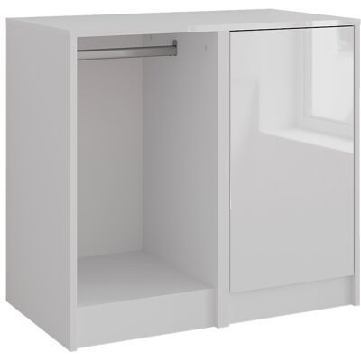 Aparador Sherry, Blanco/blanco Alto Brillo, 80.2 X 76 Cm 2 Partes, Vicco Aparador Sherry, Blanco/blanco Alto Brillo, 80.2 X 76 Cm 2 Partes, Vicco