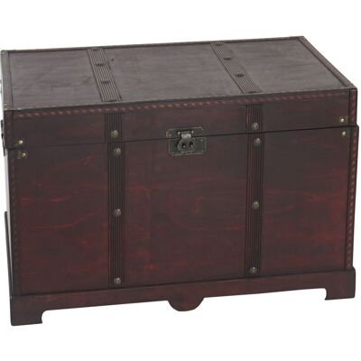 DÉCOSHOP26 Cómoda De Almacenamiento De Madera De Diseño Colonial 39x67x38cm Asas Laterales 040002496 DÉCOSHOP26 Cómoda De Almacenamiento De Madera De Diseño Colonial 39x67x38cm Asas Laterales 040002496