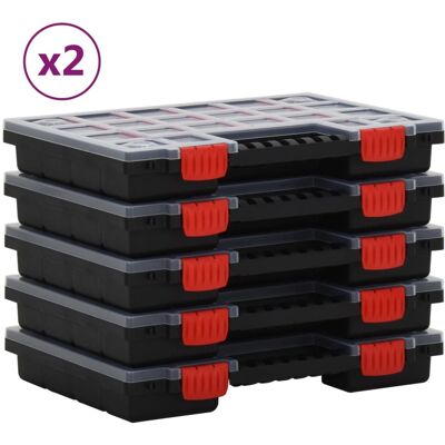 vidaXL Cajas de almacenaje 10 pcs - Cajas de almacenaje vidaXL Cajas de almacenaje 10 pcs - Cajas de almacenaje