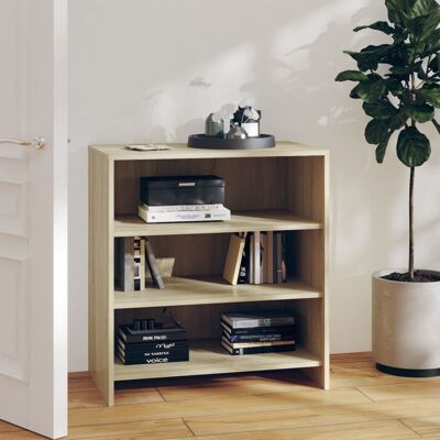 Nnevl Aparador roble Sonoma - 70x40,5x75cm - Madera contrachapada Nnevl Aparador roble Sonoma - 70x40,5x75cm - Madera contrachapada