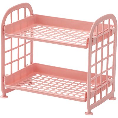 ORTVIAI Organizador De Escritorio 2 Niveles, Plástico Robusto 21.5x14x20.5cm, Estante Minimalista Para Cosméticos Y Joyas – Ideal Para El Hogar ORTVIAI Organizador De Escritorio 2 Niveles, Plástico Robusto 21.5x14x20.5cm, Estante Minimalista Para Cosméticos Y Joyas – Ideal Para El Hogar