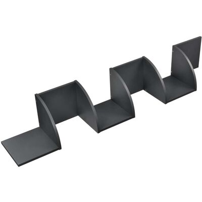 HELLOSHOP26 Estante De Pared Mate De Diseño Retro Gris Oscuro 030001696 HELLOSHOP26 Estante De Pared Mate De Diseño Retro Gris Oscuro 030001696