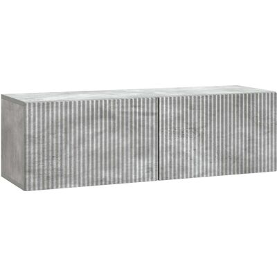 Mueble Para Tv De Pared Gris Hormigón 98 X 31 X 30 Cm Vidaxl Mueble Para Tv De Pared Gris Hormigón 98 X 31 X 30 Cm Vidaxl