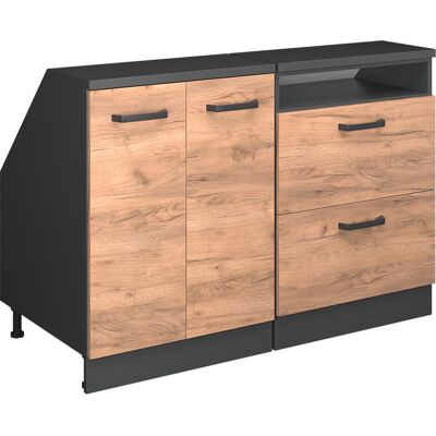 Conjunto De Armarios Para Techo Inclinado Rion, Roble Dorado, 120 Cm Lote De 2 Carcasas De Armario 60 Cm De Profundidad, Vicco Conjunto De Armarios Para Techo Inclinado Rion, Roble Dorado, 120 Cm Lote De 2 Carcasas De Armario 60 Cm De Profundidad, Vicco