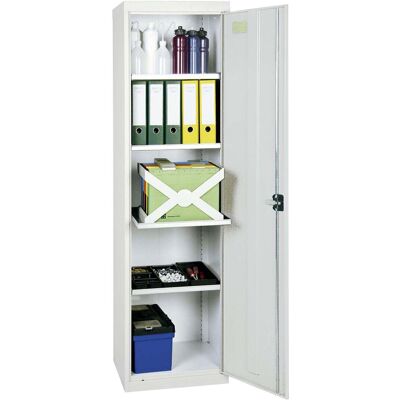 Stumpf Gabinete De Herramientas Y Materiales Serie 3000 Gris Claro + 4 Estantes Extraíbles - 3005007 Stumpf Gabinete De Herramientas Y Materiales Serie 3000 Gris Claro + 4 Estantes Extraíbles - 3005007