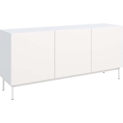 Selsey Olio - Mueble Tv Alto De 3 Puertas - 160 Cm - Blanco Selsey Olio - Mueble Tv Alto De 3 Puertas - 160 Cm - Blanco