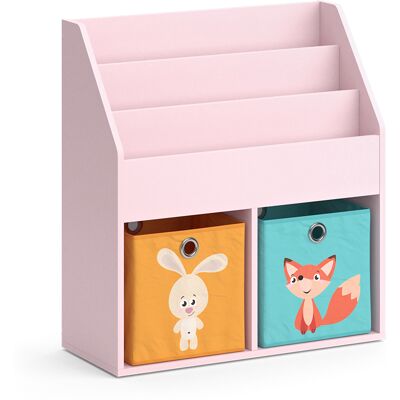 Estantería infantil Vicco Luigi - Compartimentos abiertos, cajas plegables, 72x79cm Estantería infantil Vicco Luigi - Compartimentos abiertos, cajas plegables, 72x79cm