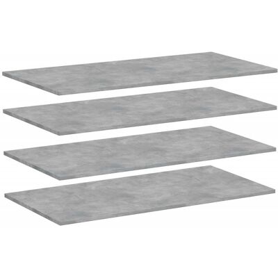 vidaXL - Bookshelf Boards - Hormigón Gris - Tableros de estantería vidaXL - Bookshelf Boards - Hormigón Gris - Tableros de estantería