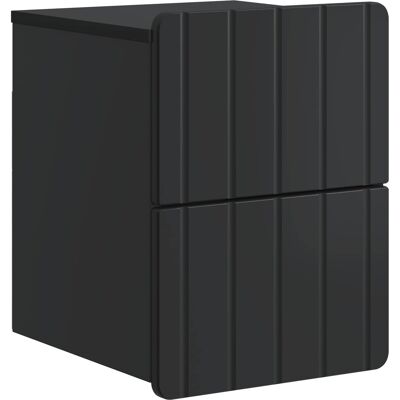 Mesita De Noche De Pared Con Cajón Negro 33 X 34,5 X 43 Cm Vidaxl Mesita De Noche De Pared Con Cajón Negro 33 X 34,5 X 43 Cm Vidaxl