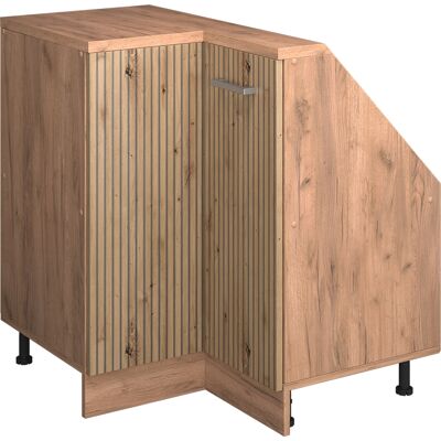 Armario Para Techo Inclinado Armario De Esquina Rion, Roble Artesanal/roble Dorado, 75.6 X 81.6 Cm Con 1 Puerta, Vicco Armario Para Techo Inclinado Armario De Esquina Rion, Roble Artesanal/roble Dorado, 75.6 X 81.6 Cm Con 1 Puerta, Vicco