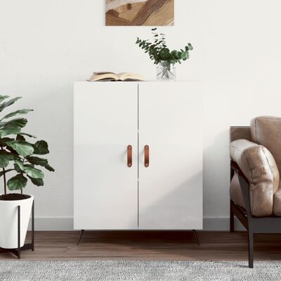 Sideboard Blanco Brillante vidaXL - Armario de Almacenamiento y Buffet - 69.5x34x90 cm Sideboard Blanco Brillante vidaXL - Armario de Almacenamiento y Buffet - 69.5x34x90 cm